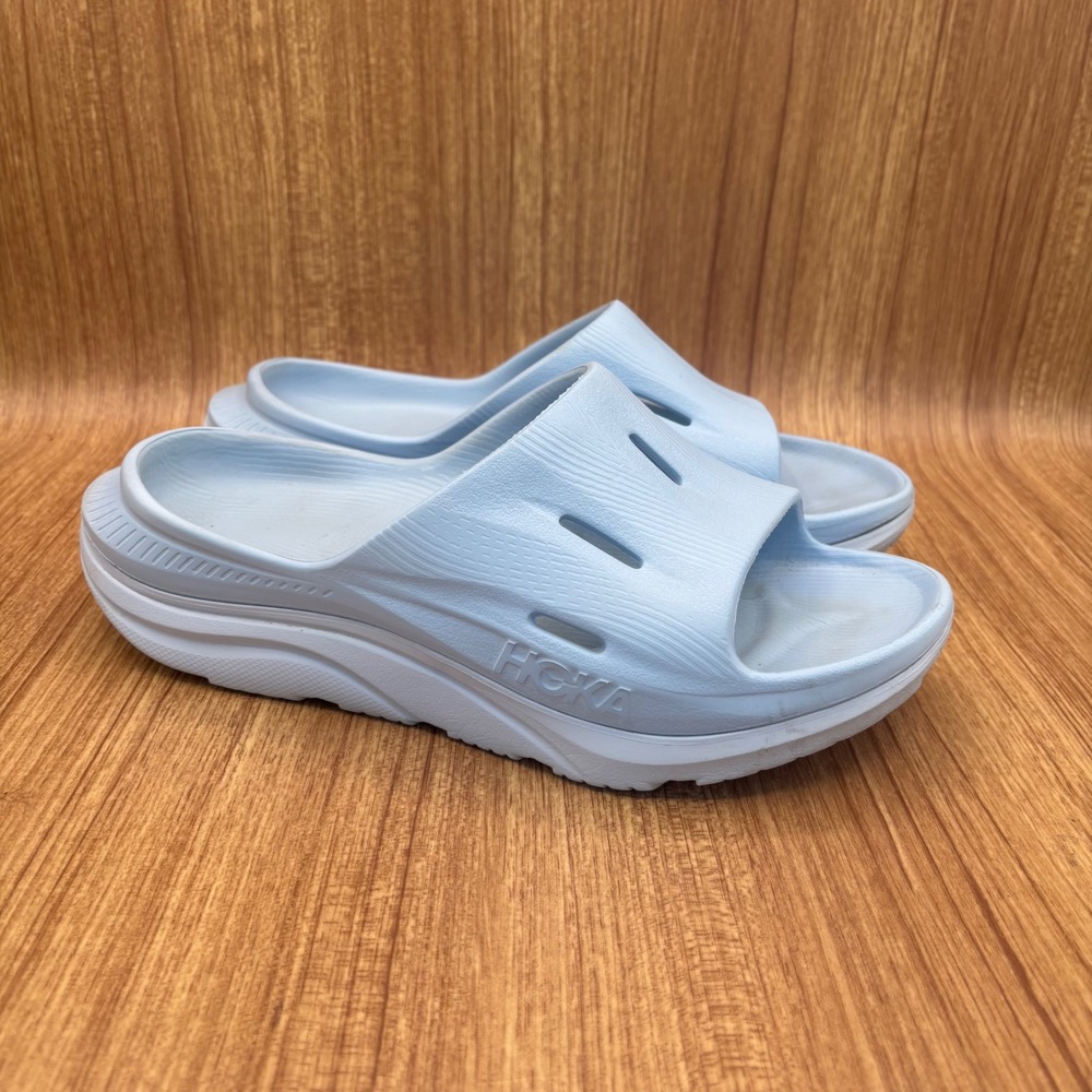 Hoka Ora Recovery Slide 3 Women Size 8 Blue Sandal 1135071